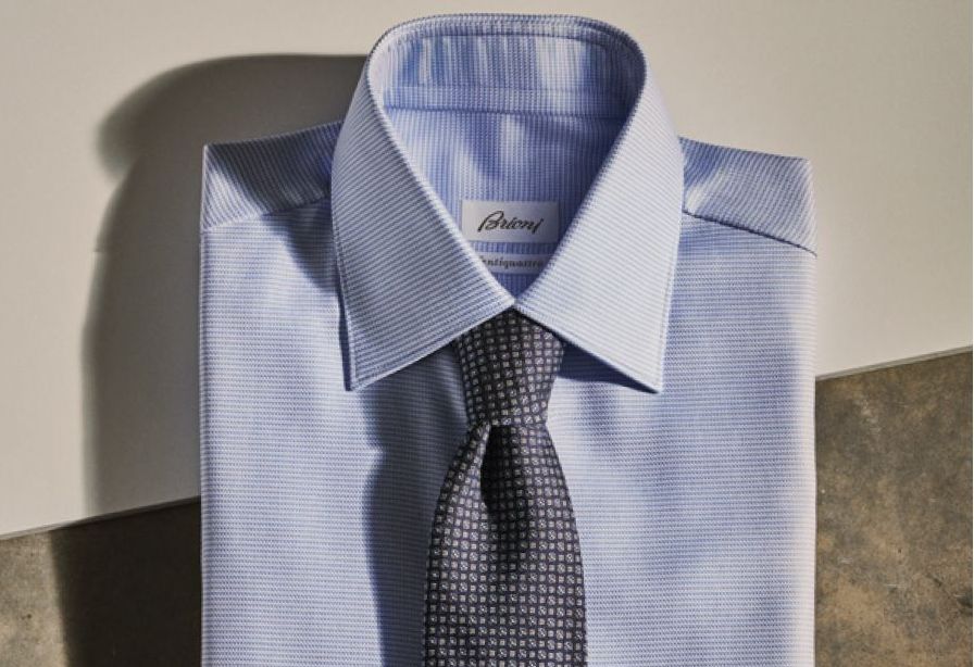camisas y corbatas marca Brioni